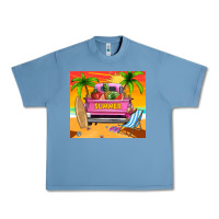 Pebble Blue summer truck Urban Heavy Tee - TumblerDesignByShophia