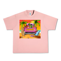 Salmon summer truck Urban Heavy Tee - TumblerDesignByShophia