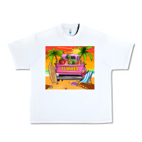 White summer truck Urban Heavy Tee - TumblerDesignByShophia