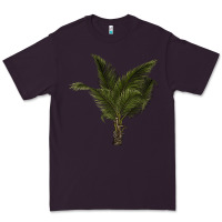 Plum palm tree Premium Tee - LillyAllenDesigns