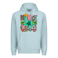 Blue Mist nurse off duty summer break Premium Hoodie - RanaPortraitStore