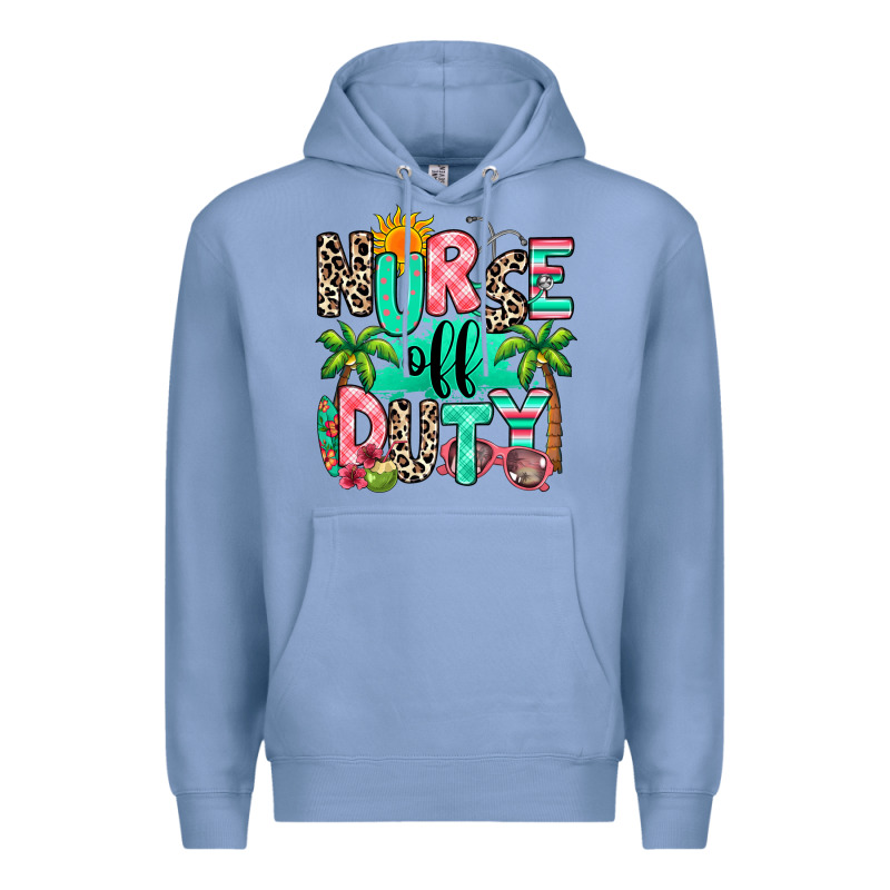 Nurse Off Duty Summer Break Premium Hoodie by RanaPortraitStore | Teevron