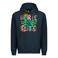 Navy nurse off duty summer break Premium Hoodie - RanaPortraitStore