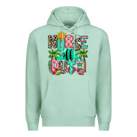 Seafoam nurse off duty summer break Premium Hoodie - RanaPortraitStore
