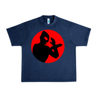 Navy ultraman Urban Heavy Tee - lanVoArt