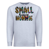Heather Grey small business nannie Premium Sweatshirt - CowhideDigitalArt