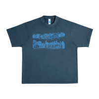 Midnight Navy collinwood mansion from dark shadows Urban Heavy Tee - lanVoArt