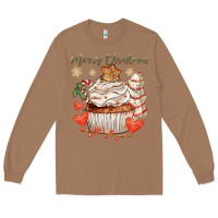 Toasted Coconut merry christmas cupcake Long Sleeve Tee - CowGirlArtShop