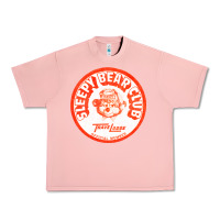 Salmon sleepy bear club   70s thrift store aesthetic Urban Heavy Tee - lanVoArt