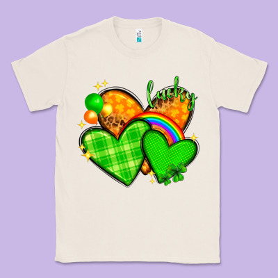 St Patricks Day Hearts Png Classic Tee Designed By Nancycooperartshop
