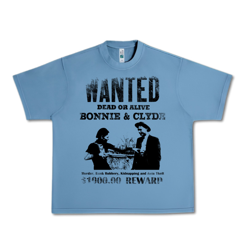 Wanted Bonnie And Clyde, Distressed Urban Heavy Tee by lanVoArt | Teevron