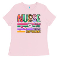Bubblegum Pink nurse Ladies Tee - Artiststas