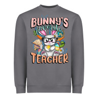 Storm Bunny's Favorite Teacher Easter Day Heavyweight Sweatshirt - FaDigitalArtStudio