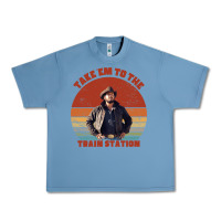 Pebble Blue rip wheeler quote poster art Urban Heavy Tee - lanVoArt
