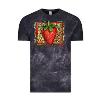 Cloud Black strawberry summer Vintage Tee - Jasminsmagicworld