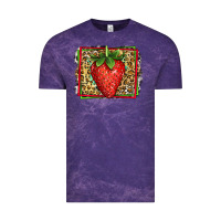 Cloud Purple strawberry summer Vintage Tee - Jasminsmagicworld
