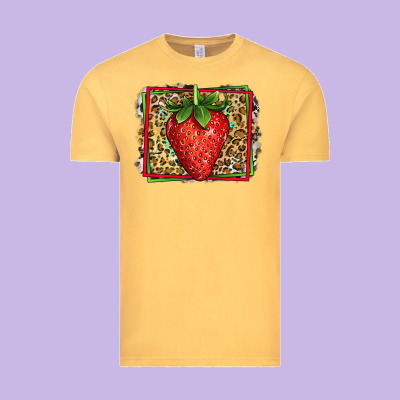 Strawberry Summer Vintage Tee Designed By Jasminsmagicworld