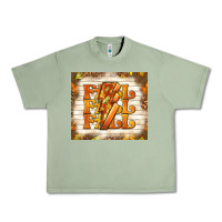 Oil Green fall with lightning bolt Urban Heavy Tee - TumblerDesignByShophia