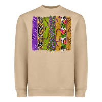 Mushroom Mardi Gras Brushstrokes Heavyweight Sweatshirt - BundleAndBundleShop