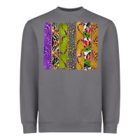 Storm Mardi Gras Brushstrokes Heavyweight Sweatshirt - BundleAndBundleShop