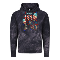Cloud Black Sweet land of liberty 4th of july Vintage Hoodie - HowdyJamesFarm