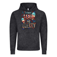 Vintage Black Sweet land of liberty 4th of july Vintage Hoodie - HowdyJamesFarm