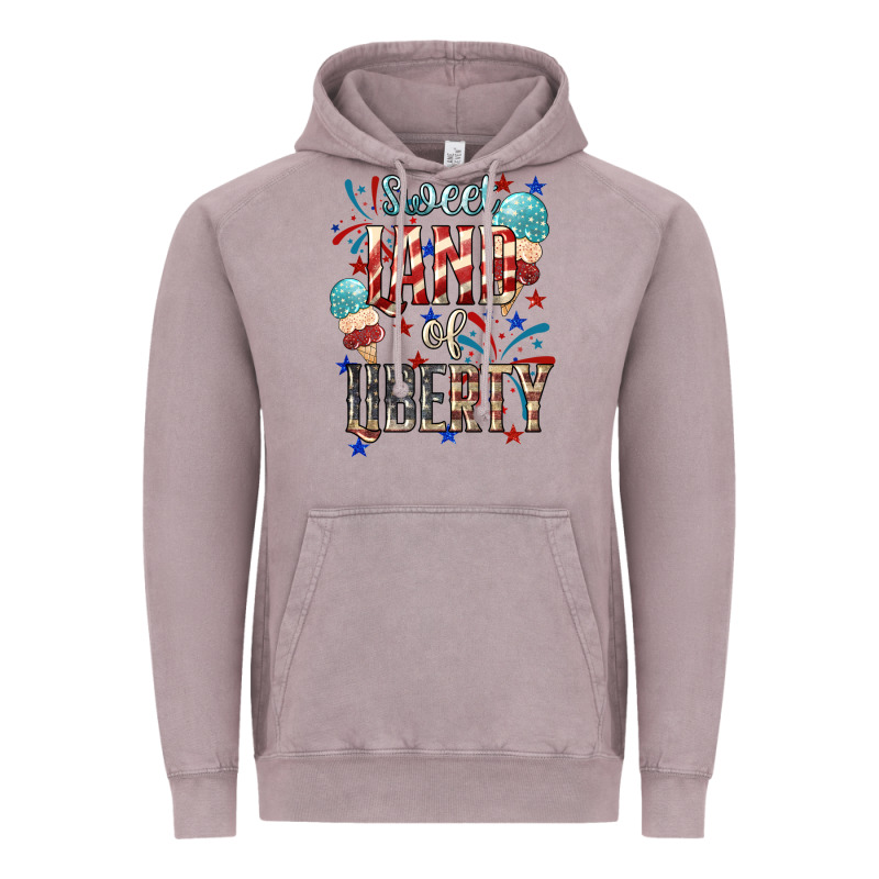 Sweet Land Of Liberty 4th Of July Vintage Hoodie by HowdyJamesFarm | Teevron