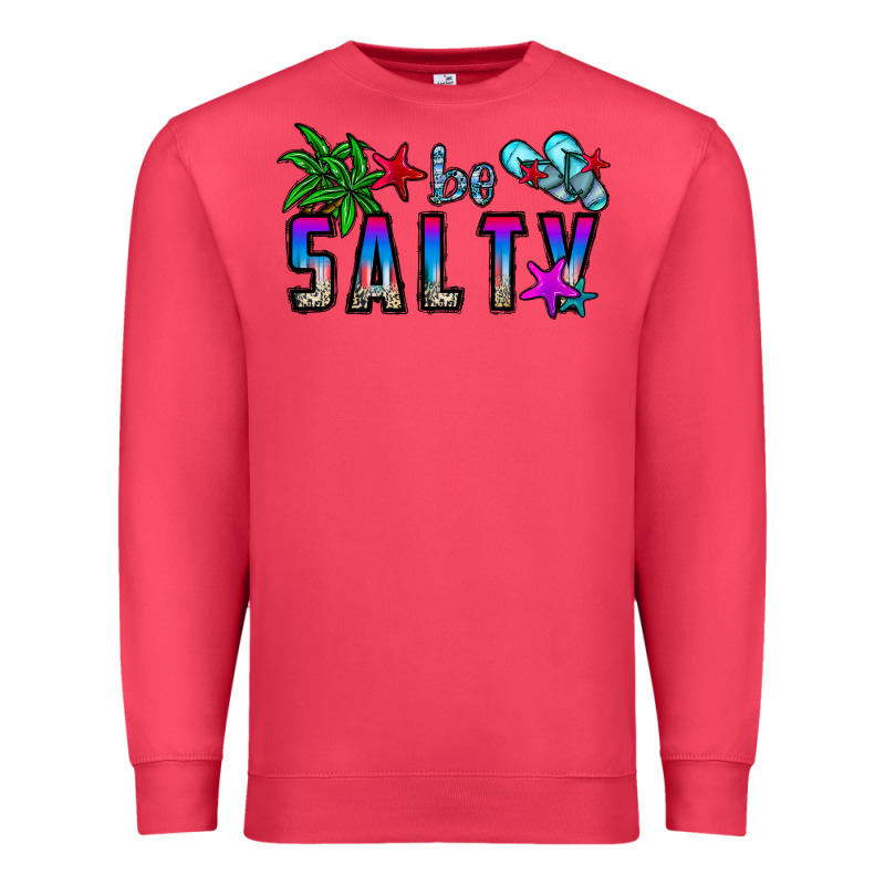 Be Salty Premium Sweatshirt by CowhideDigitalArt | Teevron