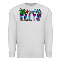 Dove Grey be salty Premium Sweatshirt - CowhideDigitalArt