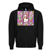 Black Easter Bunny Zipper Hoodie - CowhideDigitalArt