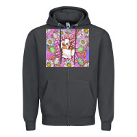 Smoke Easter Bunny Zipper Hoodie - CowhideDigitalArt