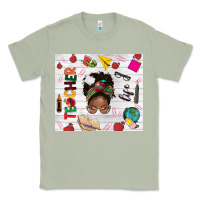 Matcha afro teacher life Classic Tee - NancyCooperArtShop