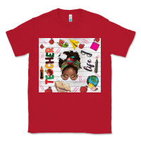 Red afro teacher life Classic Tee - NancyCooperArtShop