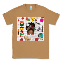 Toasted Coconut afro teacher life Classic Tee - NancyCooperArtShop