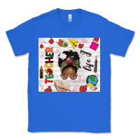 True Royal afro teacher life Classic Tee - NancyCooperArtShop