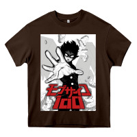 Chocolate Brown mob psyco 100   % Heavy Core Tee - lanVoArt