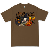 Cacao Moo I Mean Boo Holstein Cow Premium Tee - LillyAllenDesigns