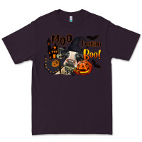 Plum Moo I Mean Boo Holstein Cow Premium Tee - LillyAllenDesigns