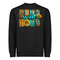 Black Western Home Sweet Home Heavyweight Sweatshirt - FaDigitalArtStudio