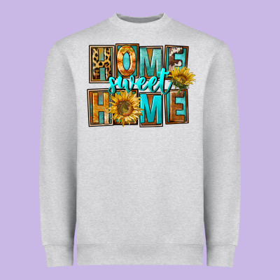 Western Home Sweet Home Heavyweight Sweatshirt Designed By Fadigitalartstudio