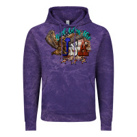 Cloud Purple God bless the USA Eagle 4th of july Vintage Hoodie - HowdyJamesFarm