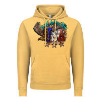 Vintage Mustard God bless the USA Eagle 4th of july Vintage Hoodie - HowdyJamesFarm
