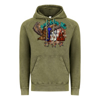 Vintage Olive God bless the USA Eagle 4th of july Vintage Hoodie - HowdyJamesFarm