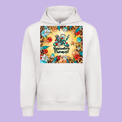 Respiratory Therapist Urban Hoodie Designed By Barkaloodesign