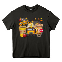 Asphalt School Bus Coffee And Star Bbs Heavy Core Tee - BundleAndBundleShop