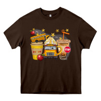 School Bus Coffee And Star Bbs Heavy Core Tee | Teevron