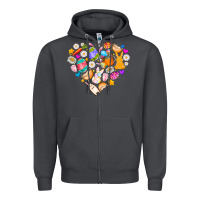 Smoke Easter Love Zipper Hoodie - CowhideDigitalArt