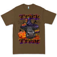 Cacao Trick Or Treat Black Angus Heifer Premium Tee - LillyAllenDesigns