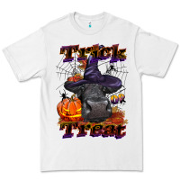 White Trick Or Treat Black Angus Heifer Premium Tee - LillyAllenDesigns