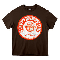 Chocolate Brown sleepy bear club   70s thrift store aesthetic Heavy Core Tee - lanVoArt